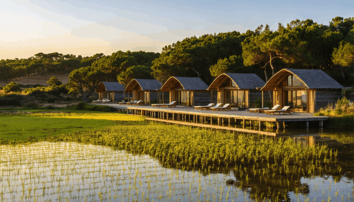 découvrez l'hôtel comporta alma da comporta, un refuge de luxe discret niché au cœur de la nature. profitez d'un cadre idyllique, d'un service impeccable et d'une atmosphère apaisante pour une escapade inoubliable.
