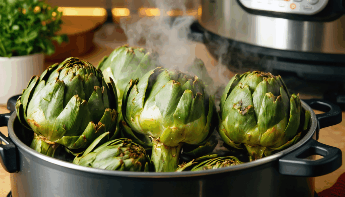 découvrez notre recette facile et rapide pour préparer des artichauts à la perfection en cocotte minute. obtenez des légumes tendre et savoureux en un temps record, et épatez vos convives avec ce plat délicieux et original.