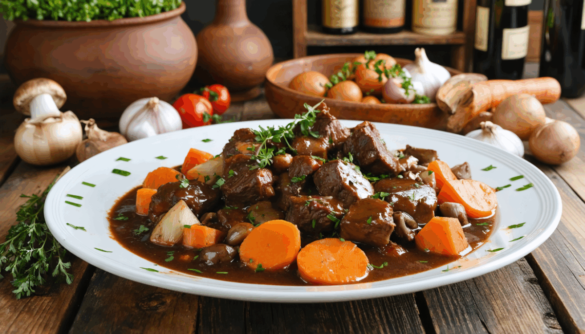 découvrez la recette traditionnelle du boeuf bourguignon, un plat savoureux et réconfortant, transmis de génération en génération. redécouvrez les secrets de notre chère grand-mère pour réaliser ce délice culinaire qui ravira vos proches.