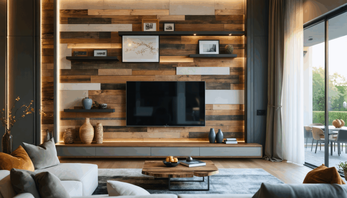découvrez comment transformer votre mur en un espace moderne et fonctionnel avec une palette. explorez des idées créatives et inspirantes pour installer votre télévision tout en ajoutant une touche personnelle à votre décoration intérieure.
