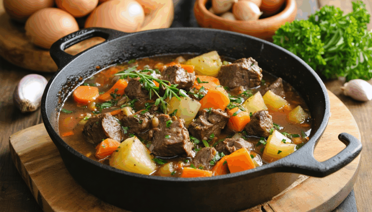 découvrez une recette authentique et savoureuse de navarin d'agneau, préparée comme le faisaient nos grands-mères. ce plat traditionnel réunit des ingrédients frais et des arômes réconfortants pour un repas convivial en famille.