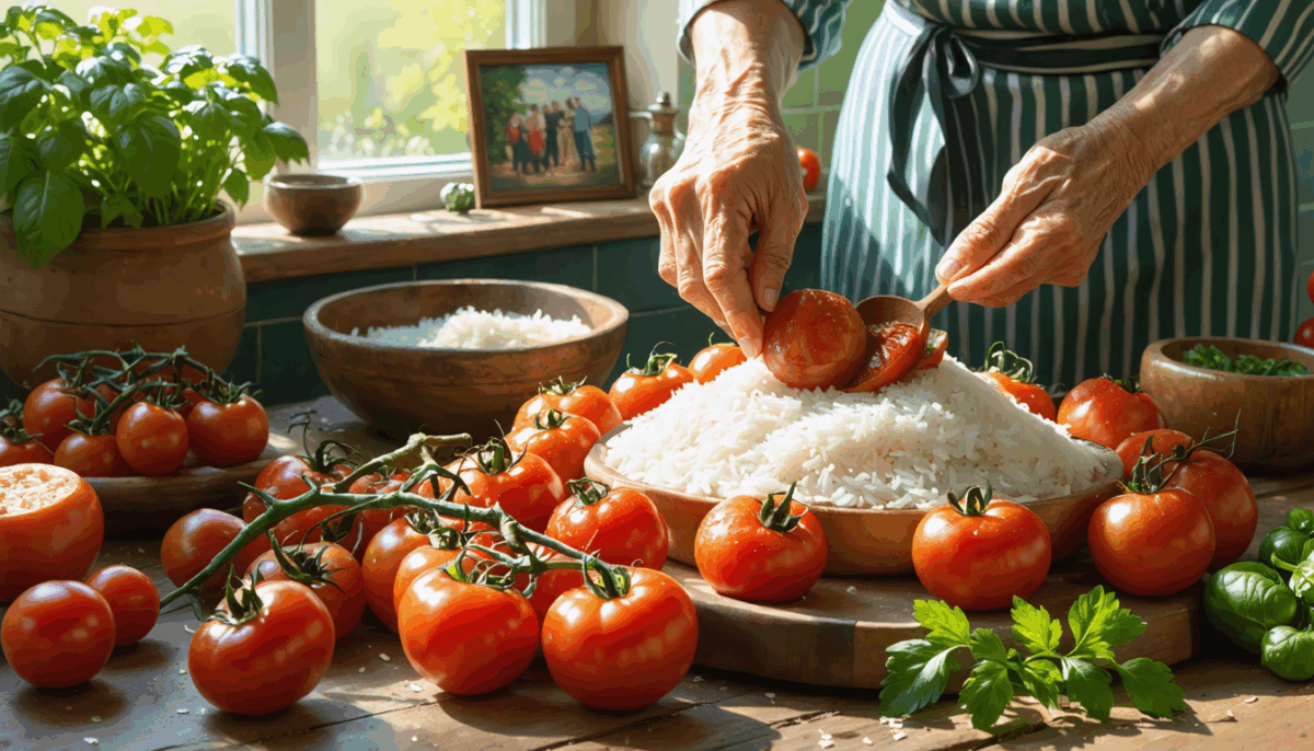 découvrez la véritable recette traditionnelle des tomates farcies au riz de grand-mère : un plat authentique, généreux et convivial, parfait pour régaler toute la famille et retrouver les saveurs d’antan.