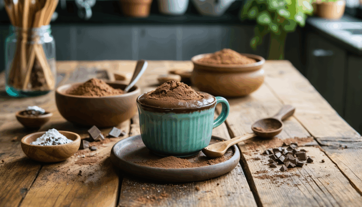découvrez notre recette de mug cake au chocolat : un dessert sain, rapide et facile à préparer en quelques minutes. idéal pour une pause gourmande et légère à tout moment de la journée !
