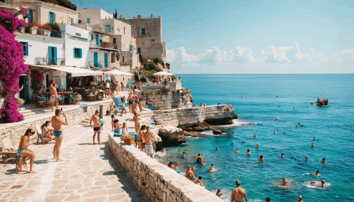explorez polignano a mare : découvrez les sites incontournables, les activités phares et tous les conseils pour un séjour inoubliable dans ce joyau côtier des pouilles.