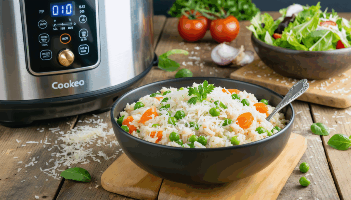 découvrez comment préparer un risotto savoureux et onctueux avec votre cookeo. suivez des recettes simples et rapides pour un plat crémeux, idéal pour régaler toute la famille en un rien de temps.