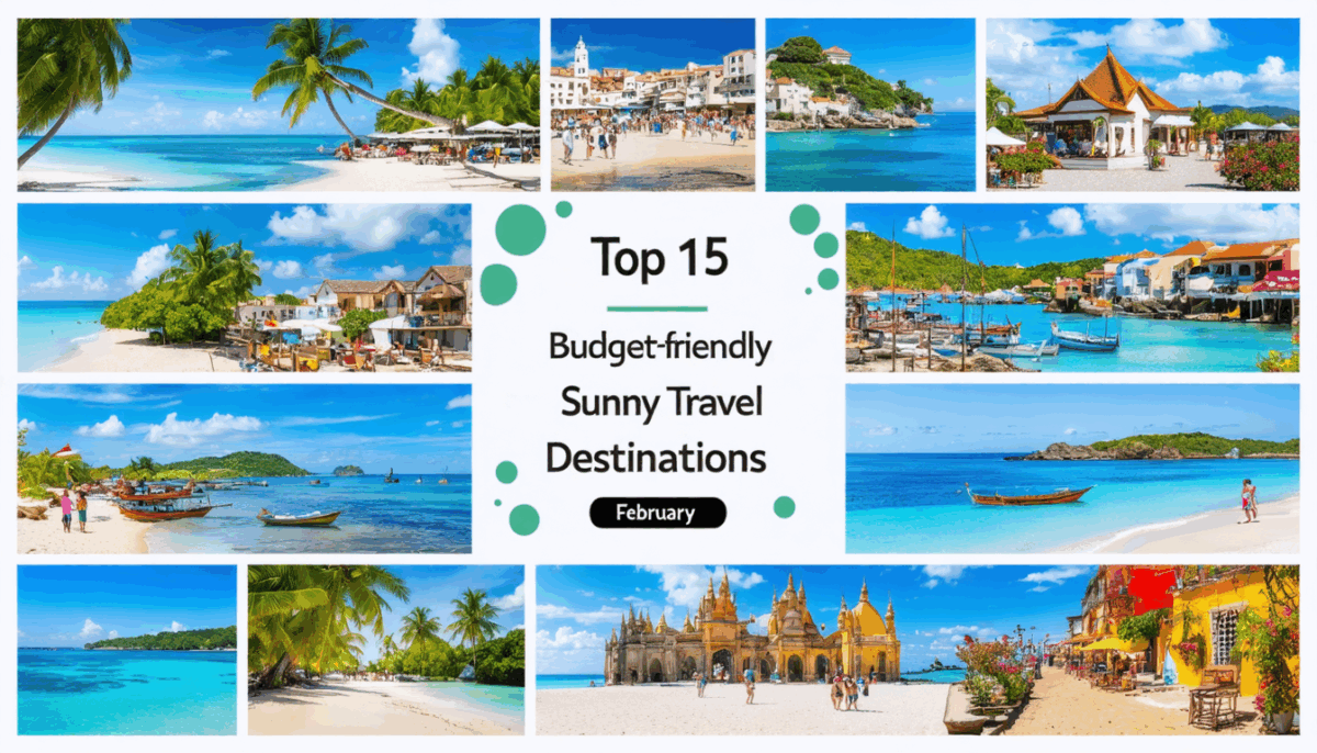 découvrez les 15 meilleures destinations ensoleillées et économiques pour partir en voyage en février. profitez du soleil et de petits prix pour une escapade hivernale mémorable !