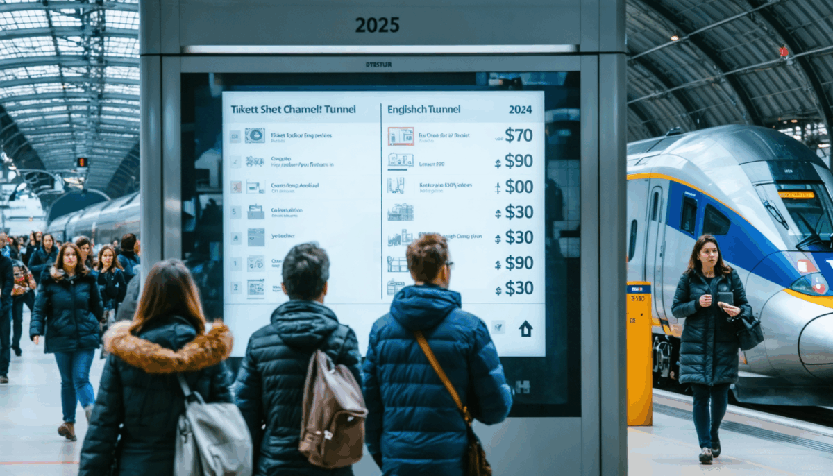 découvrez les tarifs du tunnel sous la manche en 2025 : prix des billets, catégories de voyageurs et conseils pratiques pour préparer votre traversée en toute sérénité.