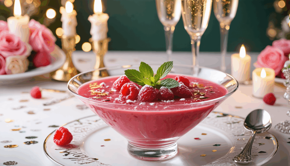découvrez une recette simple et festive de soupe de champagne aux framboises, idéale pour sublimer vos apéritifs et célébrations. fraîcheur, élégance et saveurs irrésistibles garanties !