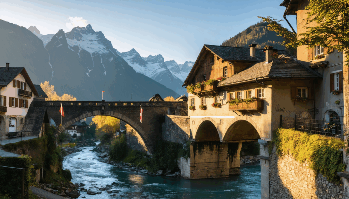 découvrez andermatt, joyau alpin du canton d’uri, niché entre cols mythiques et paysages naturels préservés. destination idéale pour les amoureux de montagne, authenticité et grands espaces en suisse.