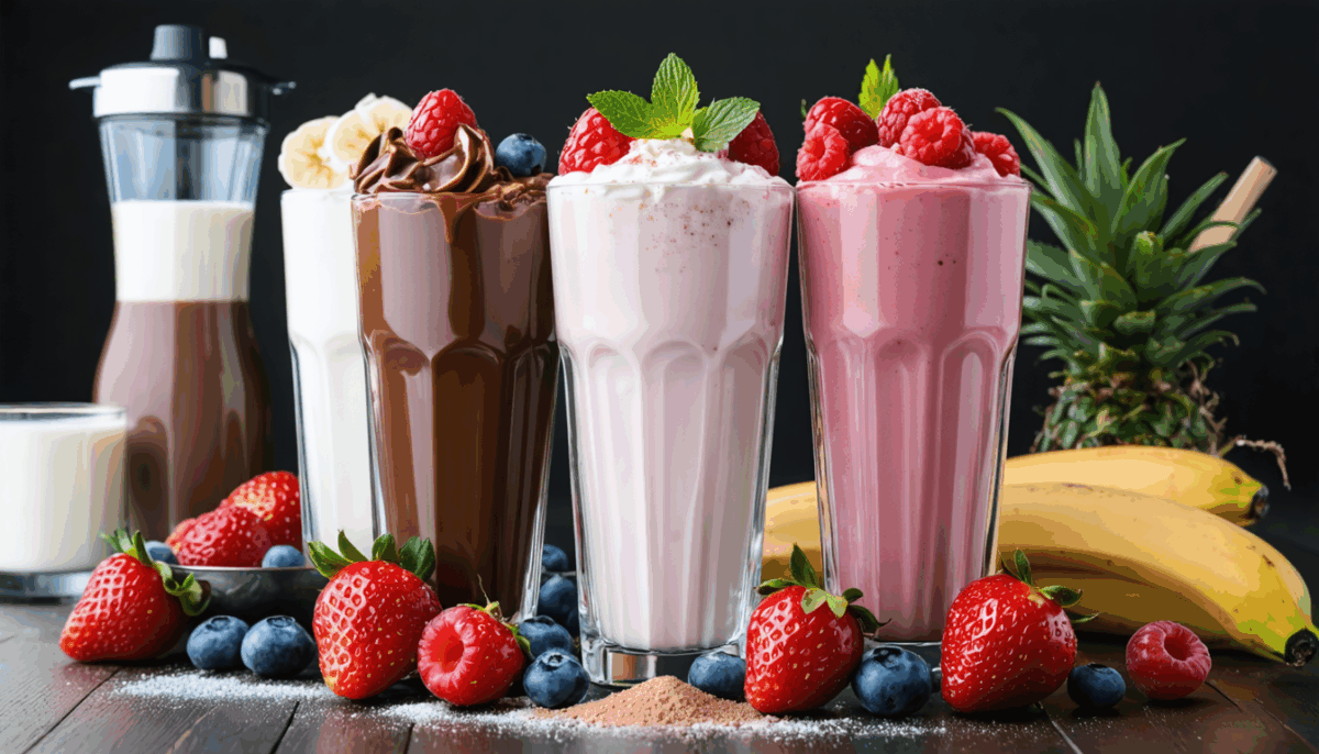 découvrez des recettes gourmandes de milkshakes protéinés pour booster votre énergie et optimiser vos séances d'entraînement avec des saveurs délicieuses et nutritives.