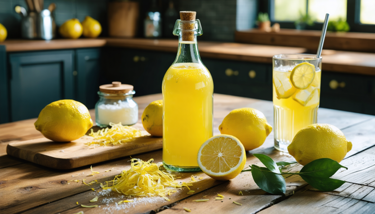 découvrez notre recette facile et express de limoncello maison, pour un apéritif délicieusement parfumé qui ravira vos papilles.