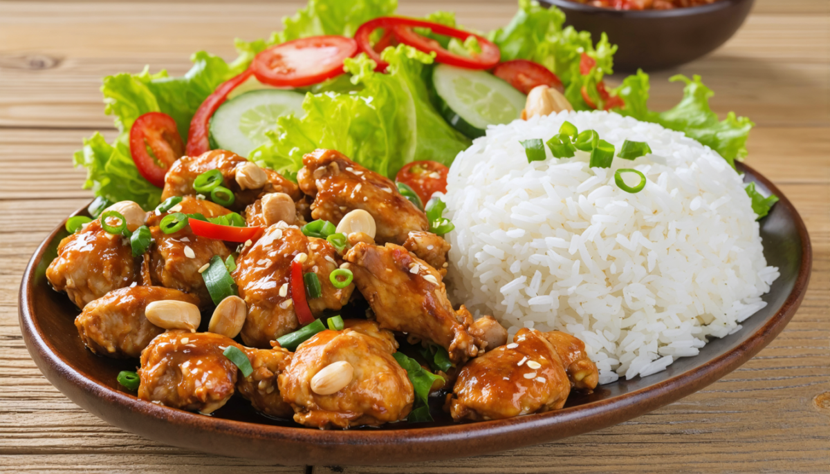 découvrez notre recette rapide et simple de poulet thaï aux cacahuètes, un plat savoureux et exotique parfait pour un repas gourmand et facile à préparer.