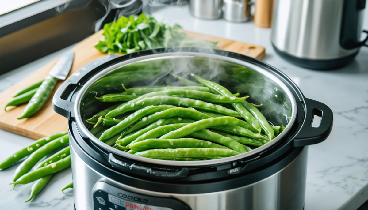 découvrez notre guide express pour cuisiner rapidement et facilement des haricots verts frais à la cocotte minute, pour des plats savoureux et sains.