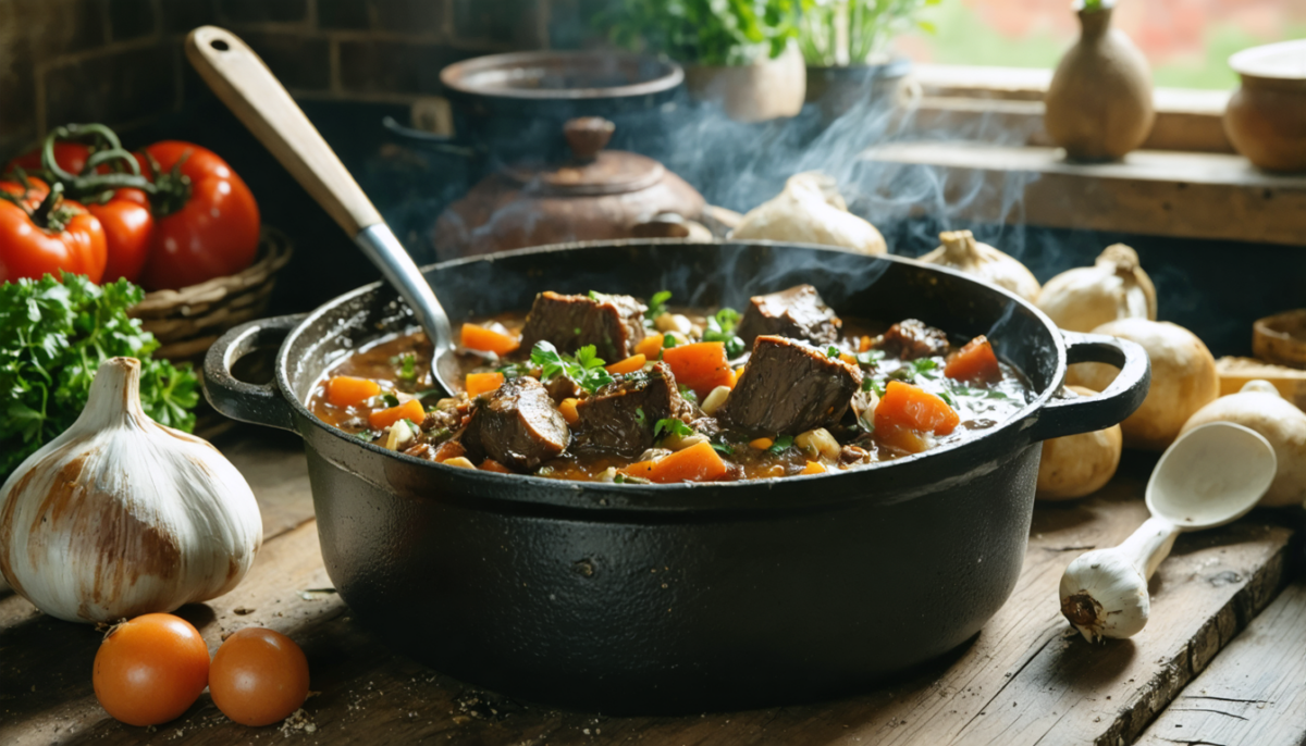 découvrez la recette traditionnelle du civet de sanglier, un plat savoureux et simple à préparer, mijoté lentement au vin rouge pour des saveurs riches et authentiques.
