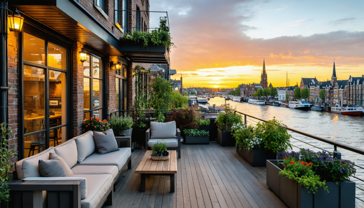 découvrez les meilleurs rooftops d'amsterdam avec des terrasses incontournables offrant des vues panoramiques à couper le souffle. parfait pour profiter d'un moment unique en pleine ville.