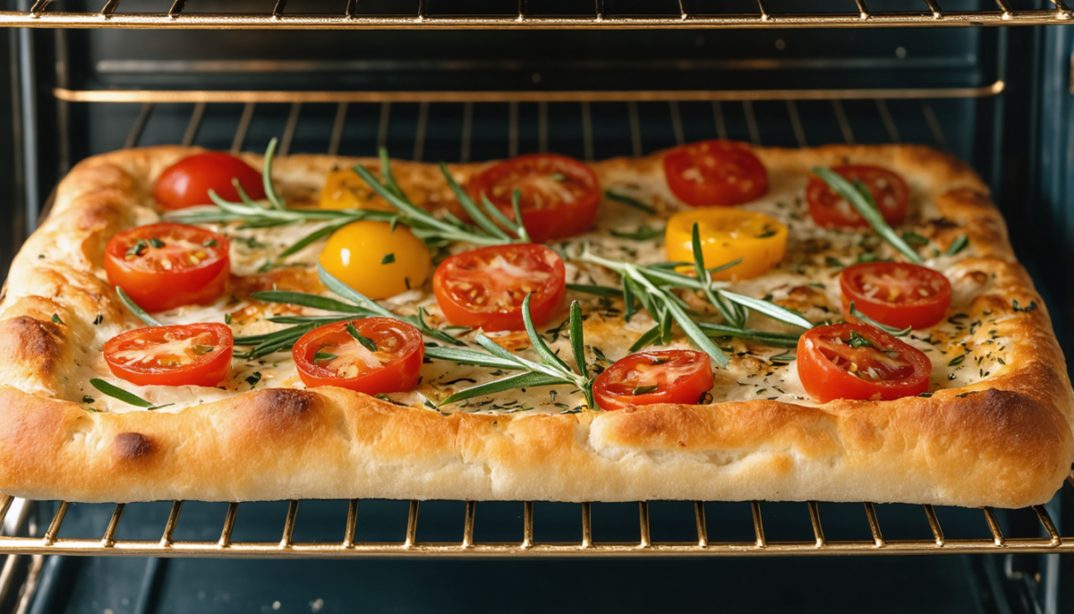 découvrez la recette express et gourmande de la focaccia moelleuse de cyril lignac pour un délicieux pain italien fait maison en un rien de temps.