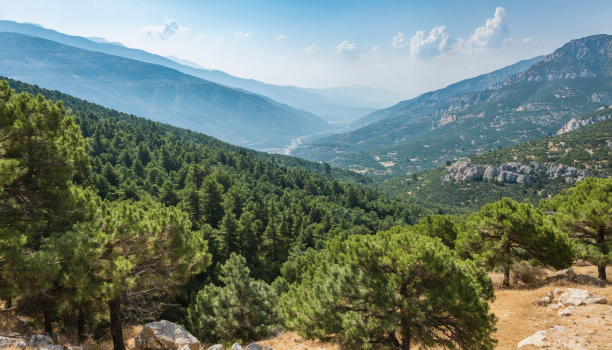 découvrez la forêt magique de horsh ehden située aux coordonnées 34.307701, 35.996101, un lieu enchanteur où la nature préservée invite à l'exploration et à l'aventure.