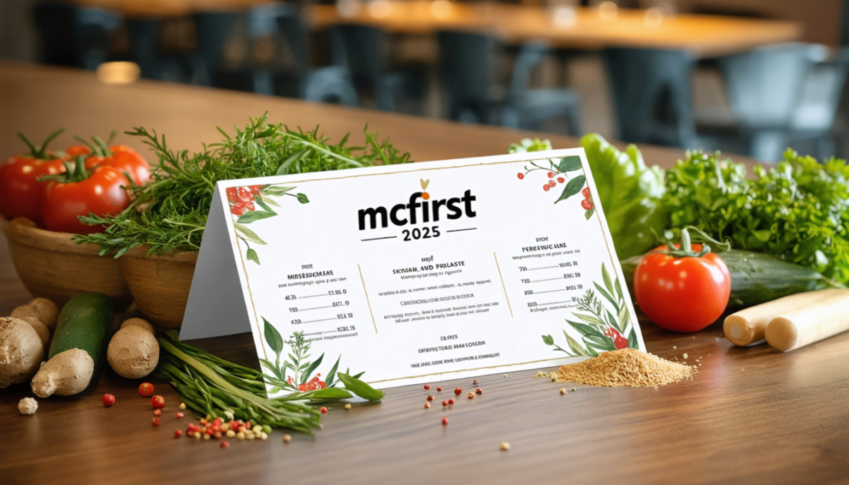 découvrez le menu mcfirst 2025 avec les tarifs actualisés et profitez des offres incontournables pour un repas savoureux et économique chez mcdonald's.