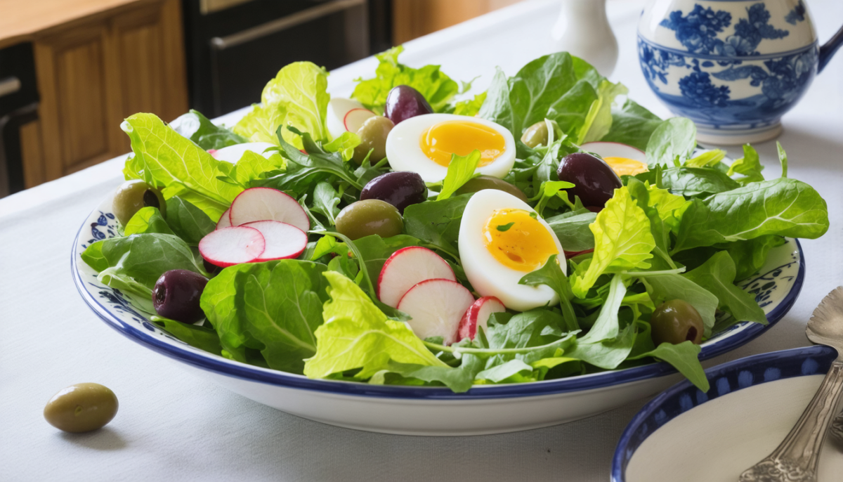 découvrez la recette traditionnelle de la salade pascale provençale : une préparation simple, rapide et savoureuse idéale pour célébrer pâques en provence.