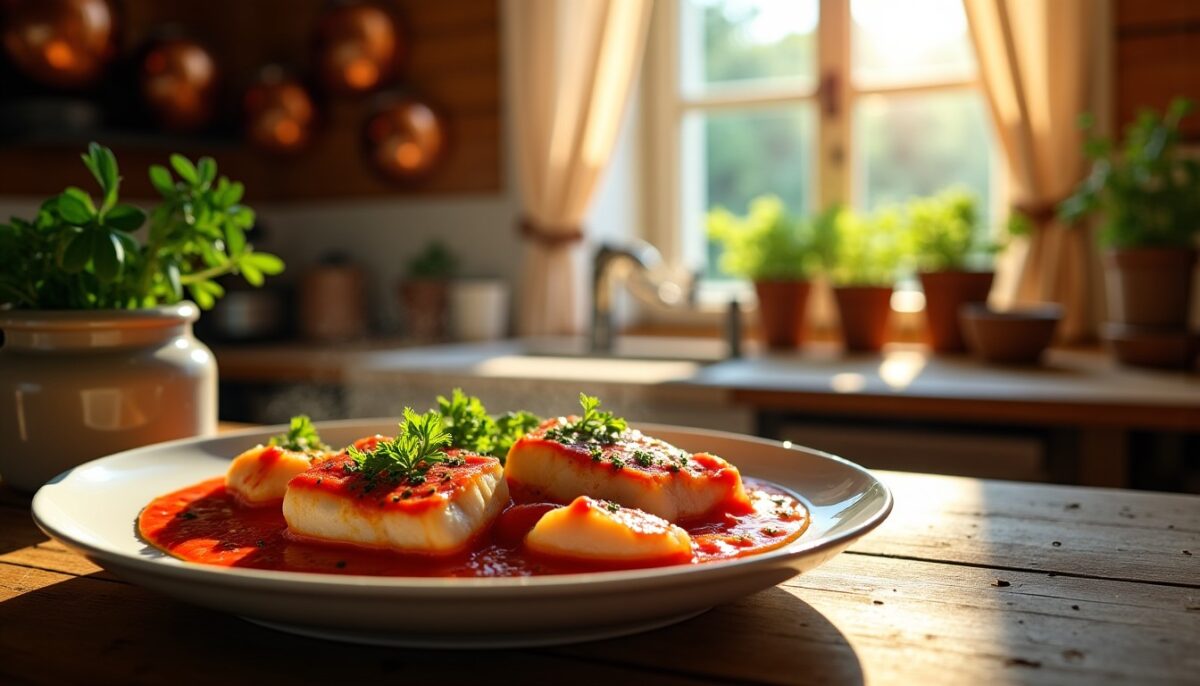 Recette traditionnelle de la lotte à l’armoricaine : simplicité et authenticité à la maison