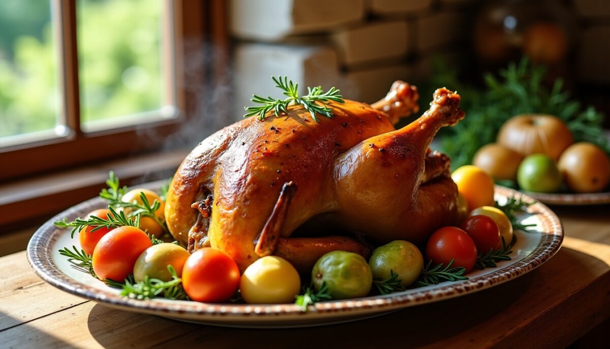 Chapon farci : recette simple et conseils pour une cuisson impeccable