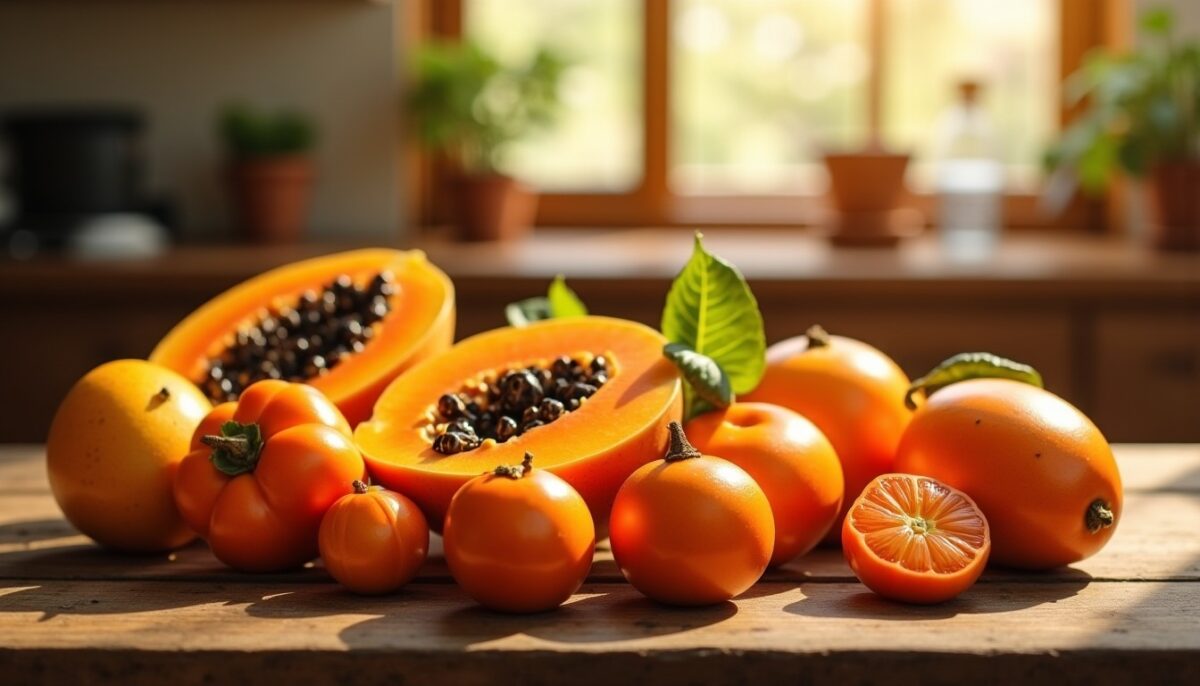 Les fruits exotiques orange : découvrir leurs saveurs uniques et bienfaits incontournables