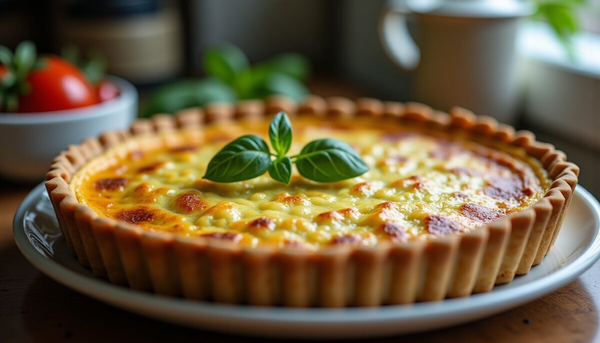 Quiche légère sans crème fraîche : une recette facile, rapide et savoureuse