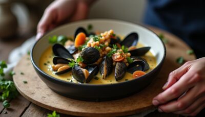 Moules à la crème : une recette rapide, simple et pleine de saveurs