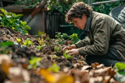 Des surprises dans votre compost ? Découvrez comment gérer efficacement la pousse inattendue de plantes