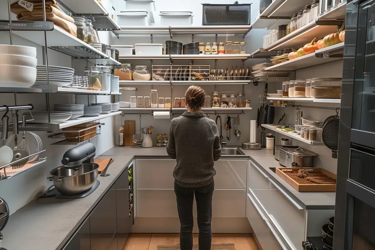 Découvrez comment transformer votre petite cuisine en un havre de rangement astucieux