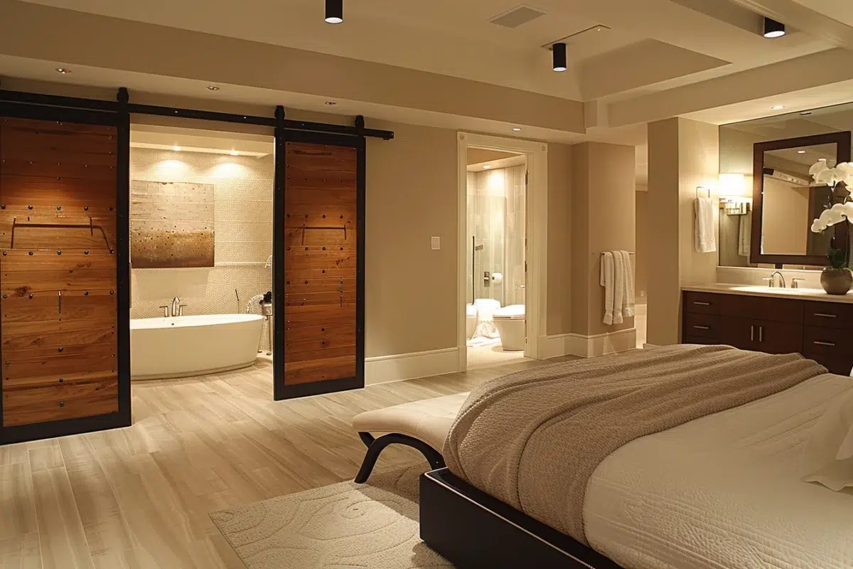 Transformez votre suite parentale : découvrez comment séparer élégamment la chambre de la salle de bain