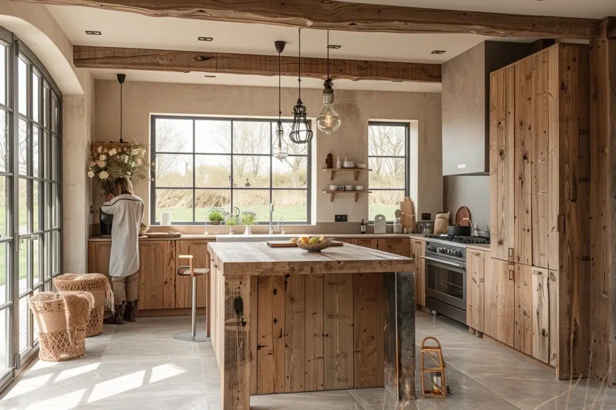 Transformez votre maison de campagne avec une cuisine qui allie charme et modernité