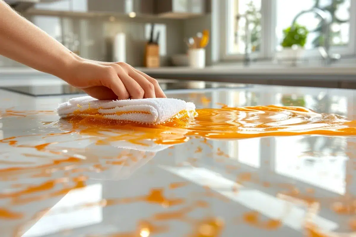15 astuces infaillibles pour dire adieu aux taches de jus d'orange sur toutes surfaces