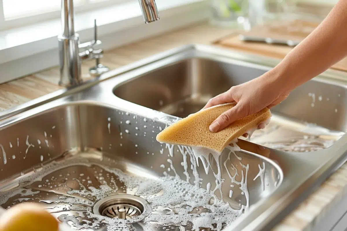Comment chasser efficacement et simplement les traces de calcaire de votre évier en inox ?