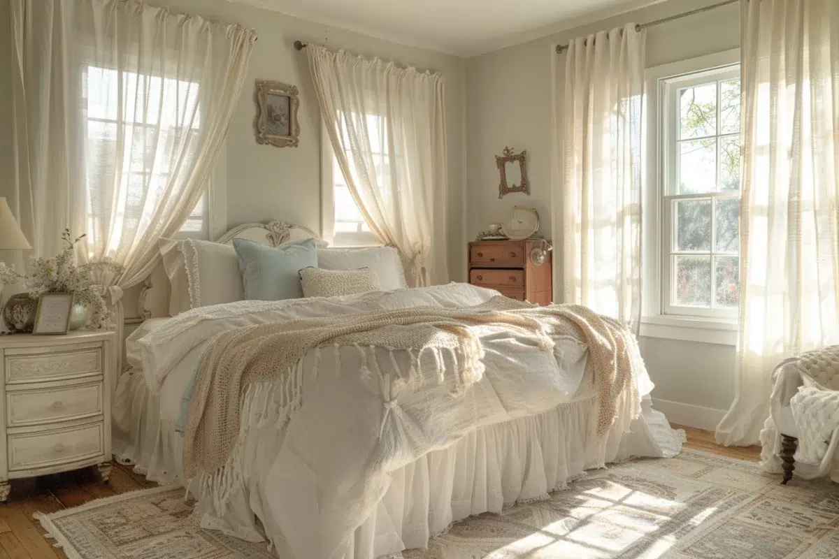 Transformez votre chambre avec élégance : découvrez les secrets du style campagne chic