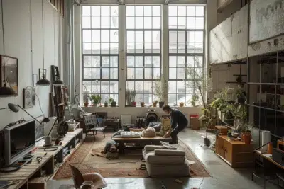 Découvrez comment transformer votre salon en un espace stylé industriellement avec nos astuces simples et efficaces