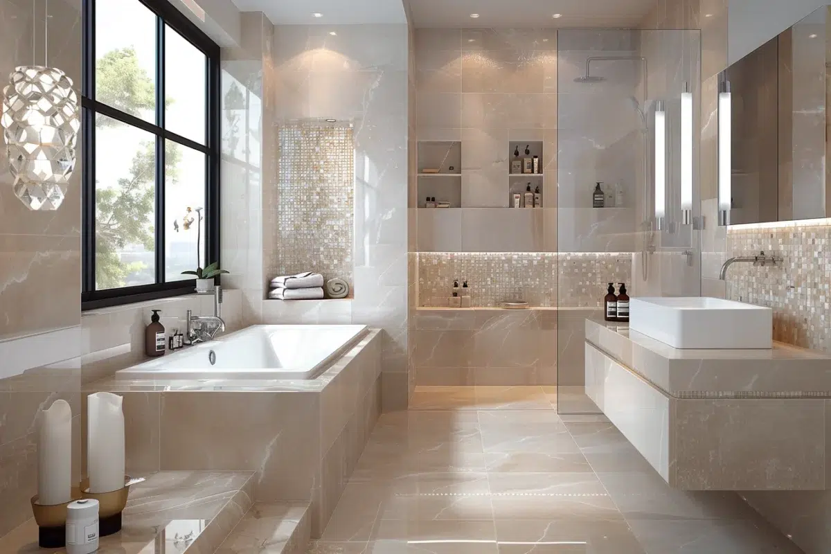 Transformez votre salle de bain avec ces 20 idées innovantes de carrelage
