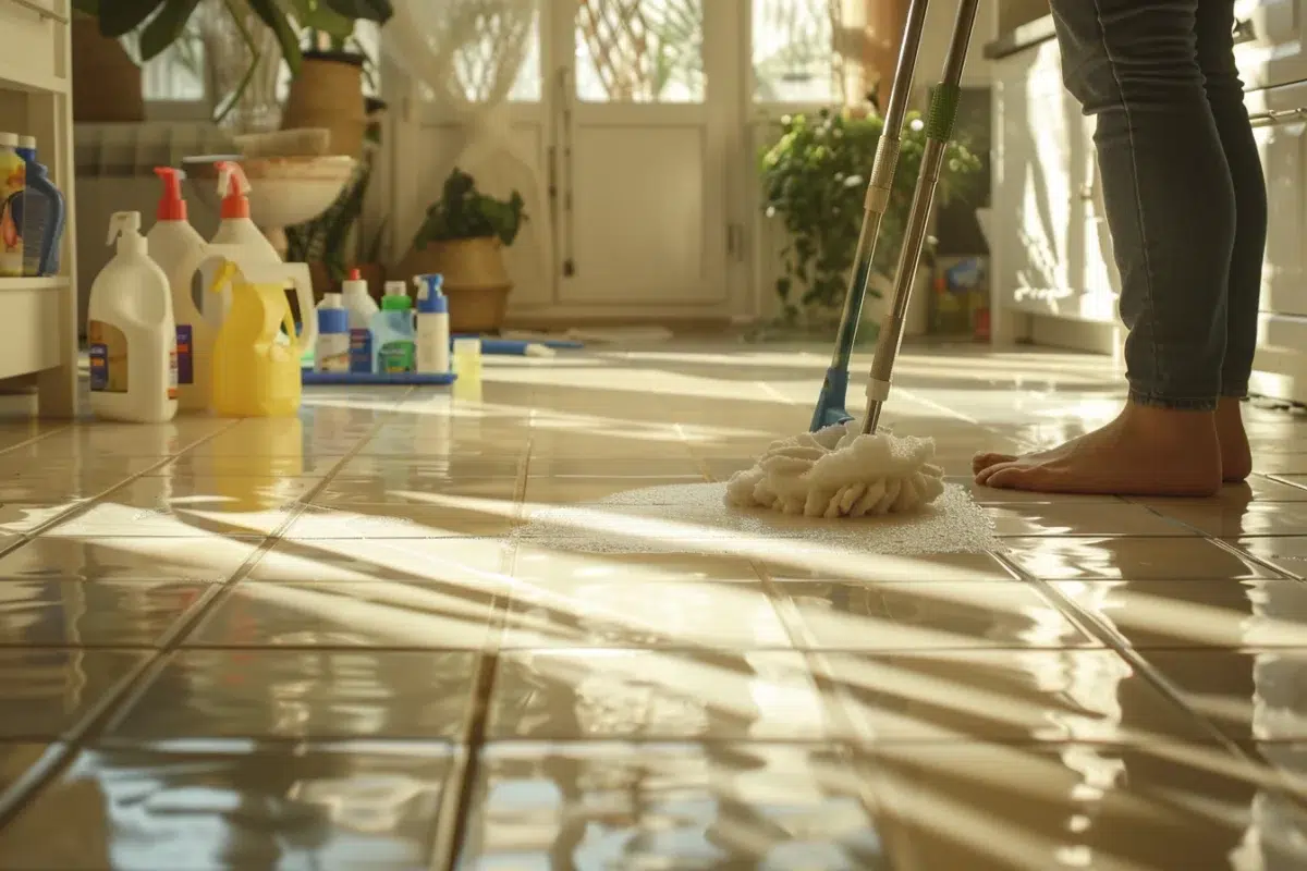Dites adieu aux traces de calcaire sur votre carrelage avec ces 10 méthodes efficaces