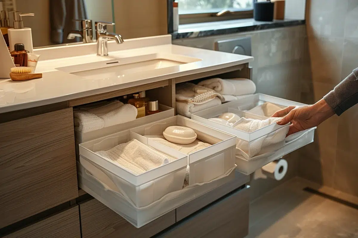 Transformez votre petite salle de bain en un havre de fonctionnalité avec nos astuces incontournables