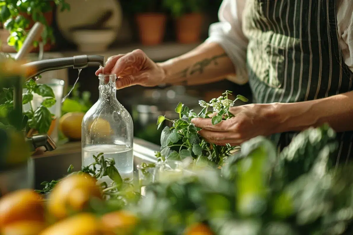 Découvrez comment le vinaigre blanc peut révolutionner votre quotidien : astuces simples pour la maison et le jardin