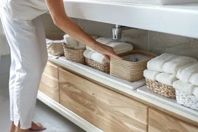Transformez l'espace sous votre lavabo en un havre de rangement astucieux et élégant