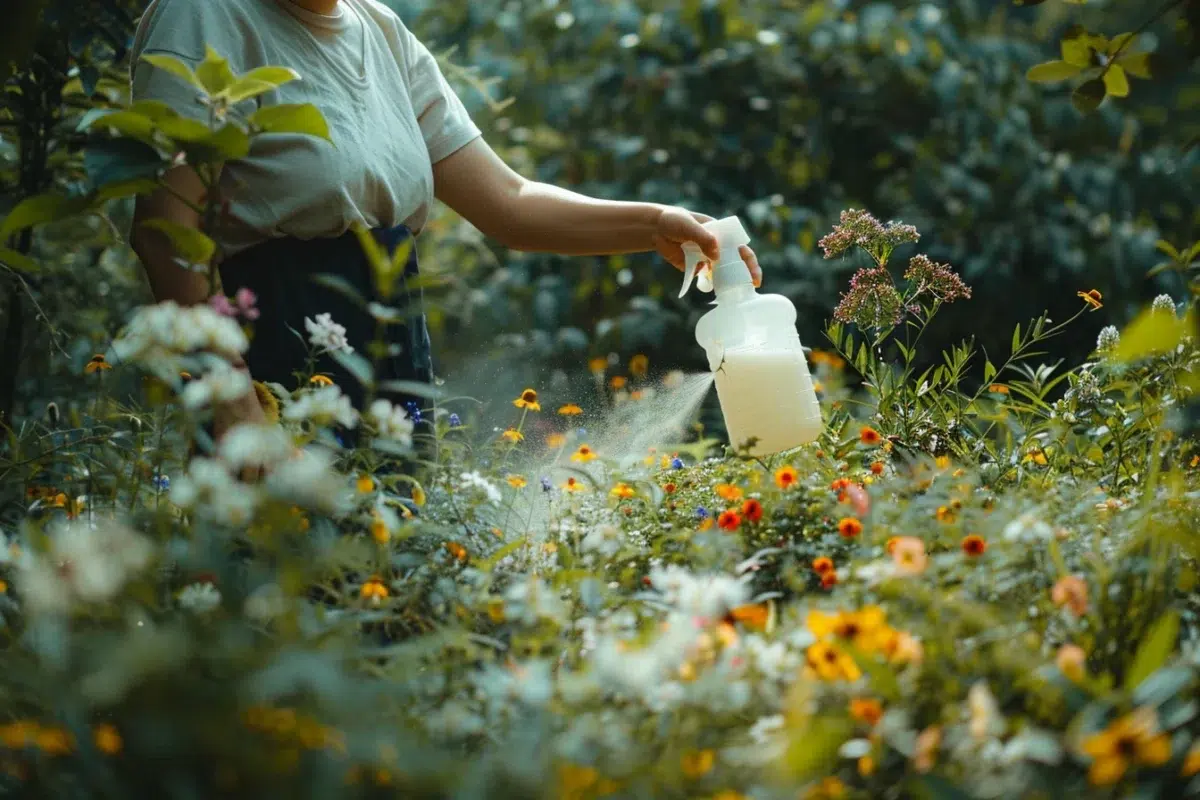 Le vinaigre blanc : un allié écologique et économique pour un jardin sans mauvaises herbes