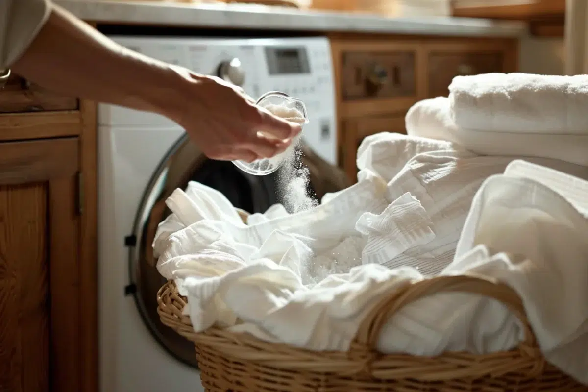 Redécouvrez la blancheur éclatante de votre linge avec le bicarbonate de soude : une astuce simple et économique