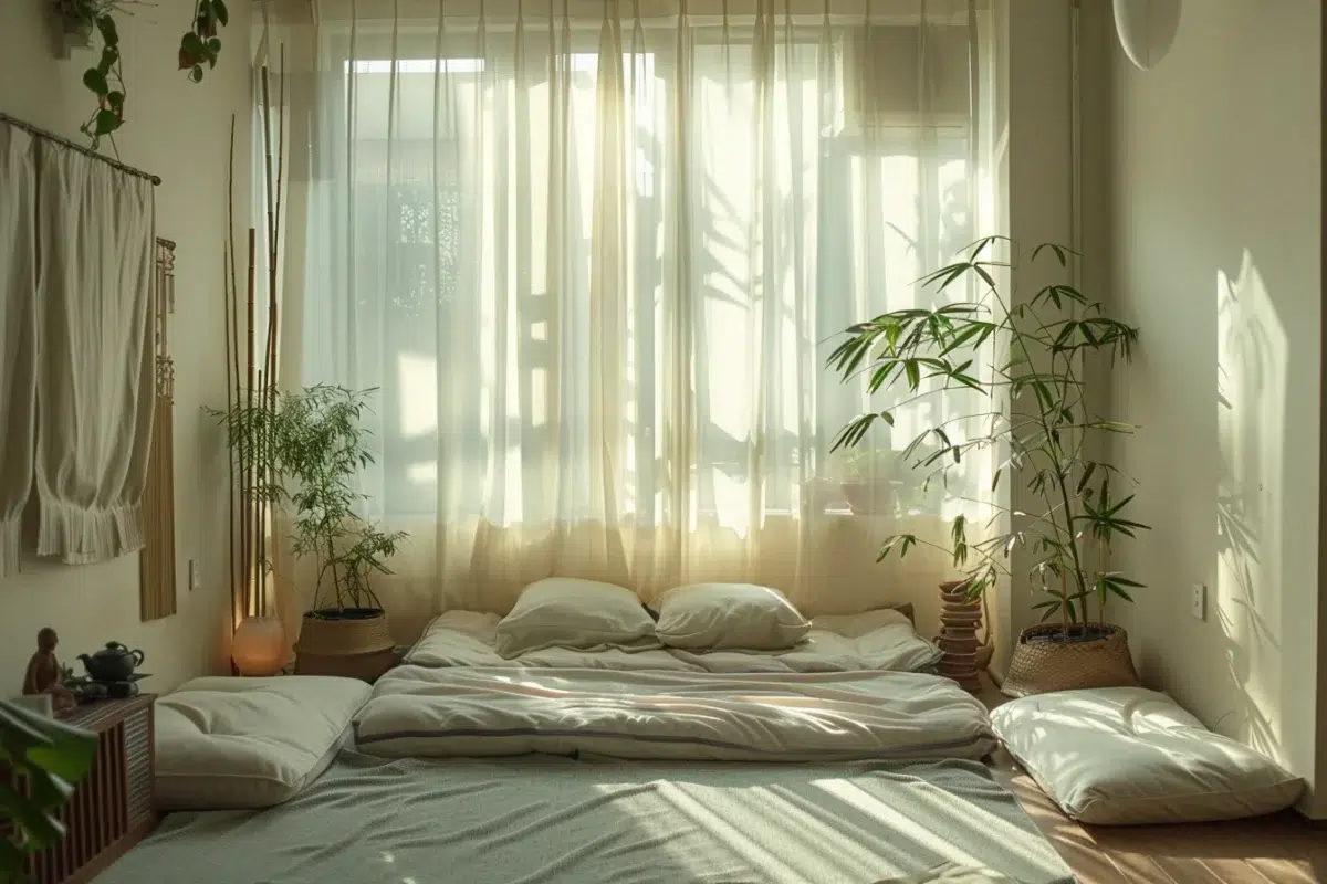 Transformez votre chambre en un havre de paix : secrets pour intégrer un espace méditation zen