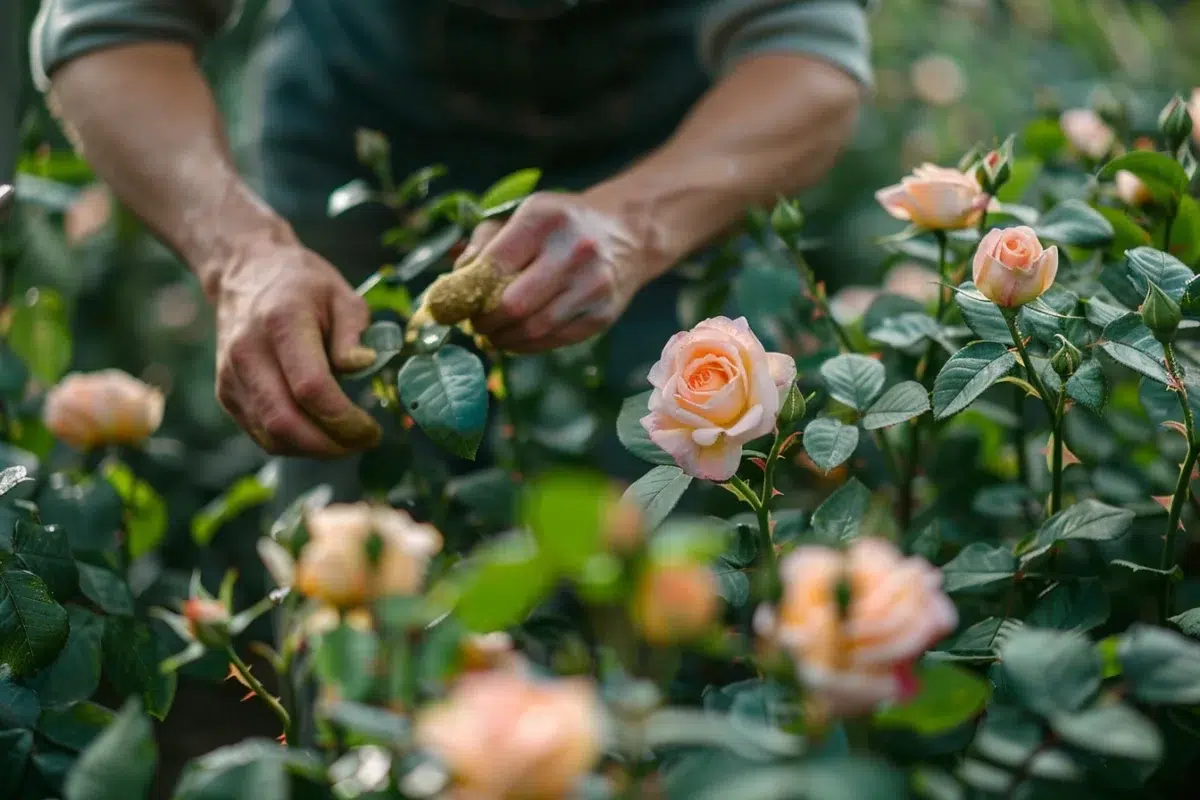 Découvrez comment la bouillie bordelaise peut sauver vos rosiers des maladies les plus tenaces