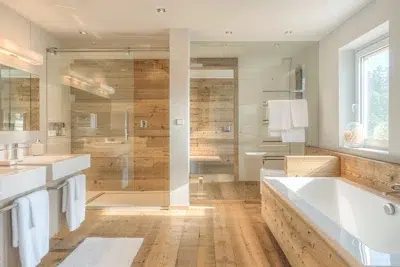 Redécouvrez votre salle de bain : intégrez le bois pour une atmosphère chaleureuse et naturelle