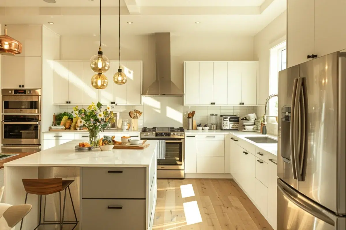 Transformez votre cuisine en un espace moderne et accueillant avec ces 12 astuces de home staging