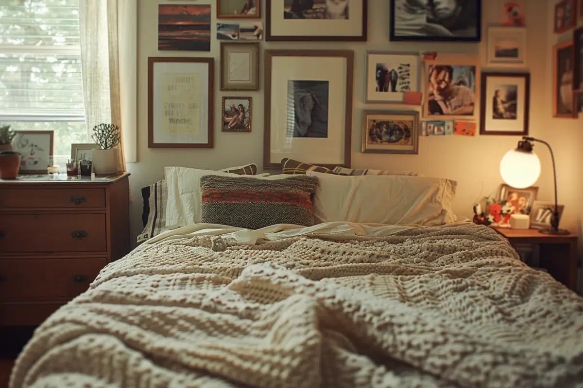 Transformez votre chambre en un espace d'expression unique avec une galerie murale personnalisée