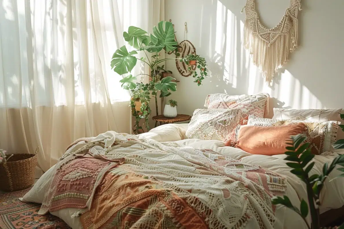 Découvrez comment créer un havre de paix avec le style bohème dans votre chambre