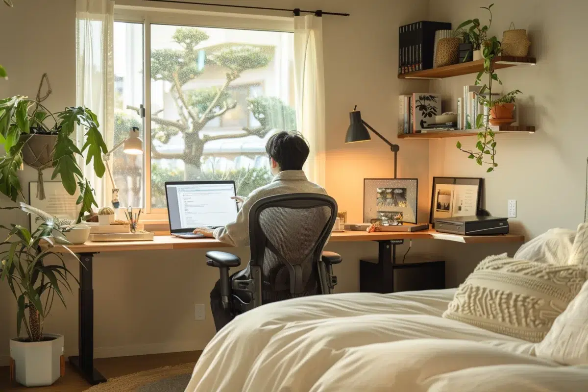 Comment intégrer un coin bureau fonctionnel sans encombrer votre chambre ?